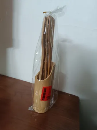 کفگیر چوبی کد AR92 مجموعه 3 عددی