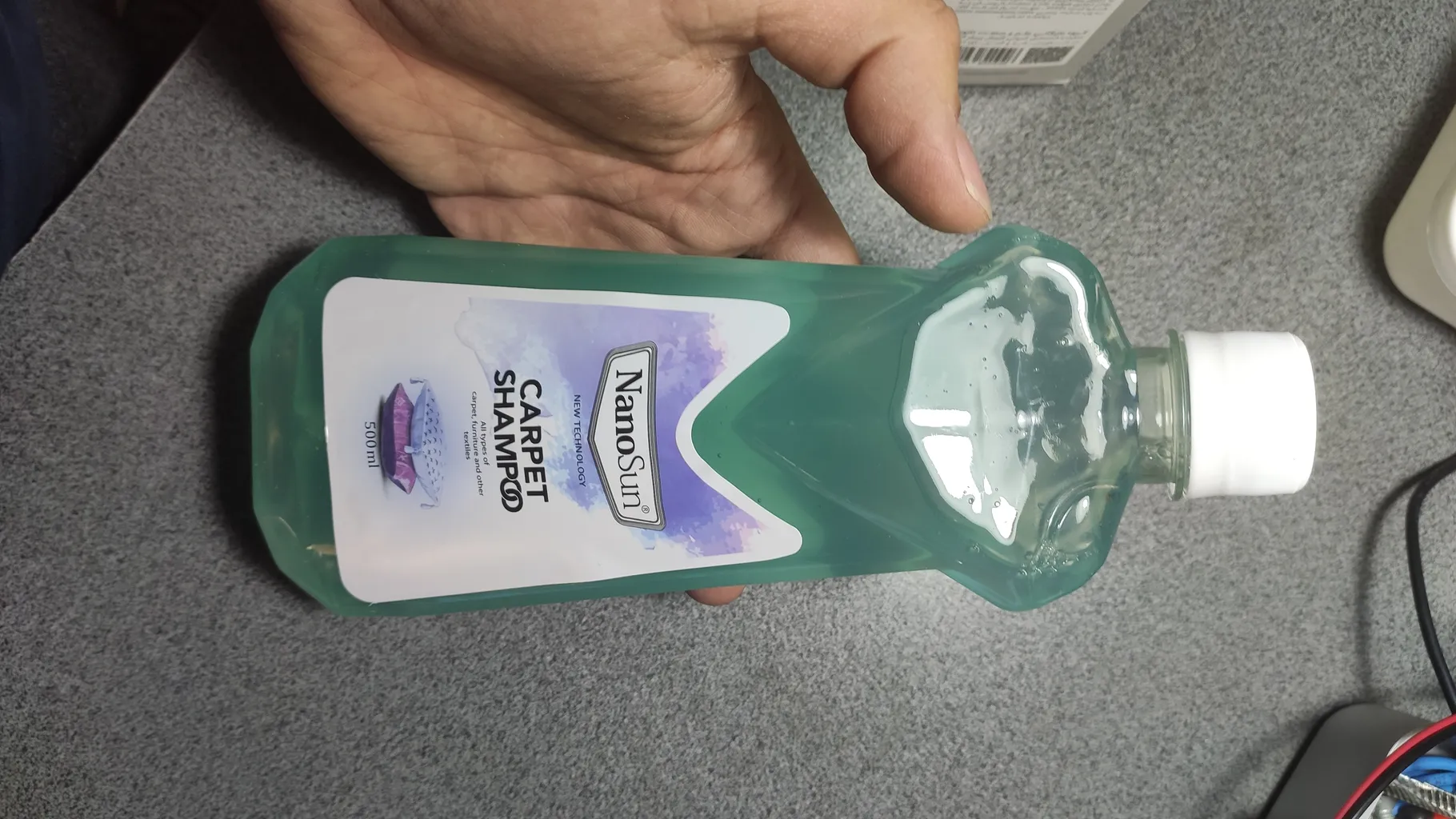 شامپو فرش و مبل نانو سان مدل YR_18EF حجم 500 میلی لیتر