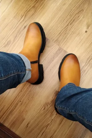 نیم بوت مردانه چرم یلسان مدل تایسز کد ASL-TSZ-515-GN