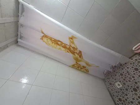 پرده حمام کد LUX140 سایز 180x200 سانتی متر