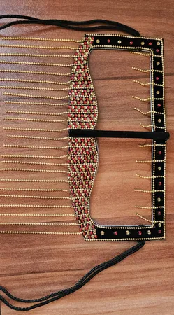 برقع دست دوز زنانه مدل نگیندار