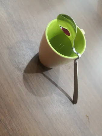 قاشق عسل خوری مدل دونا بسته 2 عددی