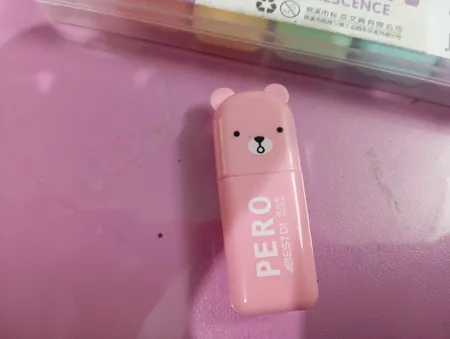 ماژیک علامت گذار مدل قاب دار طرح خرس کد 01  بسته 6 عددی