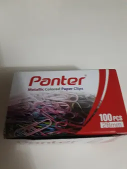 گیره کاغذ پنتر مدل متالیک سایز 28 میلی متر