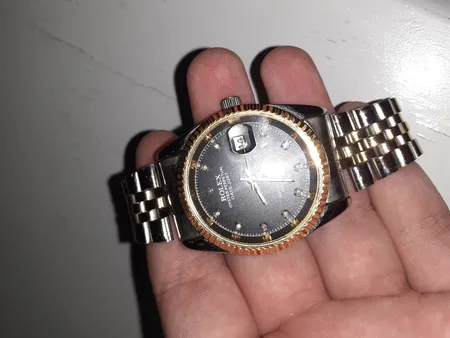 ست ساعت مچی عقربه ای زنانه و مردانه مدل تاریخ دار دیت جاست