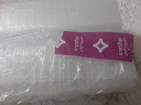 ظرف نگهدارنده پولاد پویش مدل فریزری و مایکروویوی پلمپ شونده کد 400cc بسته 40 عددی