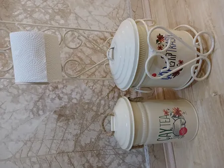 ست سطل و فرچه مدل استند دار