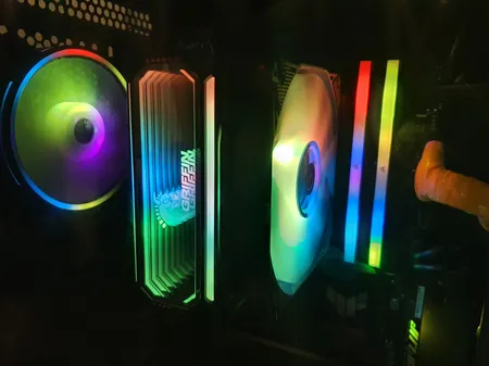 سیستم خنک کننده بادی گرین مدل NOTUS 400-ARGB