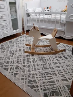 فرش ماشینی طرح پلاتینیوم کد 5002 زمینه طوسی