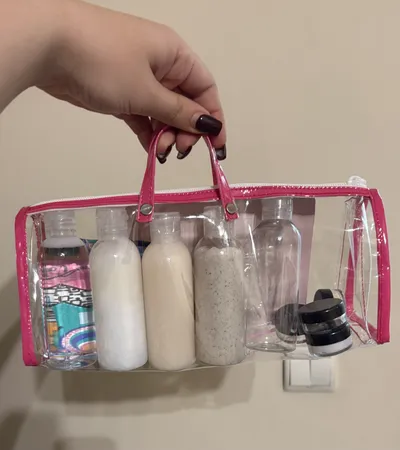 بطری و محفظه کرم مدل F مجموعه 5 عددی