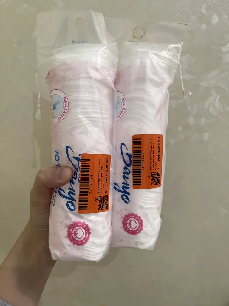 پد پاک کننده آرایش صورت بانیو مدل ece بسته 70 عددی