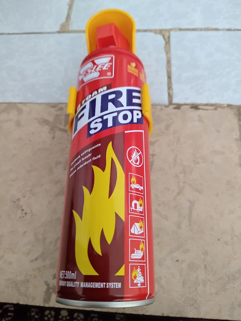 کپسول آتشنشانی خودرو اراکس یدک مدل AY-4184 وزن 500 گرم