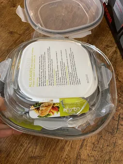 ظرف نگهدارنده لیمون مدل GLASS CONTAINER مجموعه 4 عددی