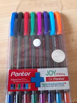 خودکار پنتر مدل نانو آنتی باکتریال کد DP-105 بسته 8 عددی