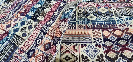 زیر سفره ای نرم بافت مدل ترکمن کد 07