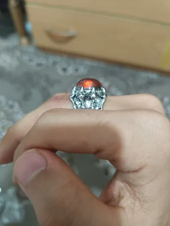 انگشتر مدل چشم اژدها کد collor44