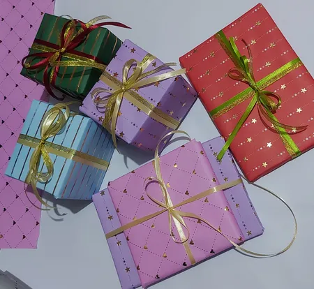 کاغذ کادو تیما مدل KAJAL مجموعه 6 عددی