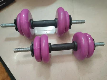 دمبل رکورد مدل متغیر وزن 10 کیلوگرم بسته دو عددی