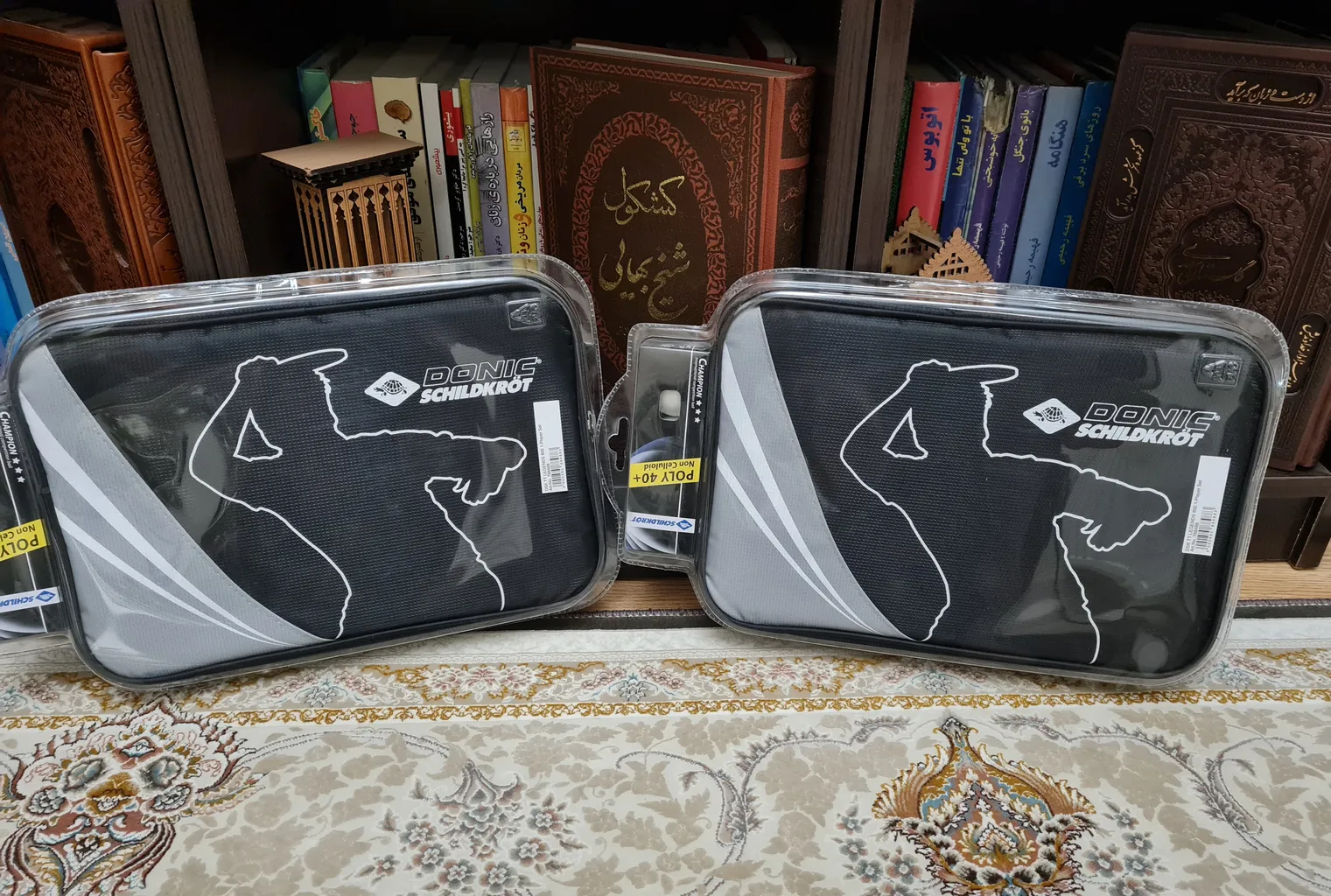 راکت پینگ پنگ شیلدکروت مدل لجند لاین کد 800 به همراه کاور و توپ بسته 3 عددی