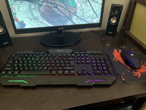 تجریه خرید کیبورد و ماوس گیمینگ وریتی مدل V-KB6126GCW، سوییچ ممبران، Full-Size، نورپردازی LED RGB