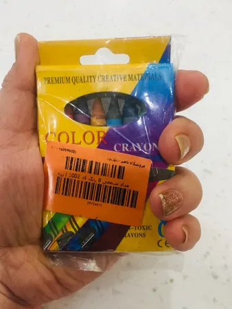 مداد شمعی 8 رنگ کد 1002