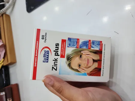 کپسول زینک پلاس یوروویتال - 5 میلی گرم بسته 60 عددی