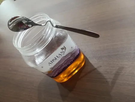 قاشق عسل خوری مدل دونا بسته 2 عددی