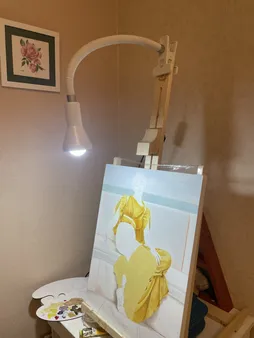 چراغ مطالعه صنایع‌ کریم‌ زاده مدل گیره ای کد CL-115