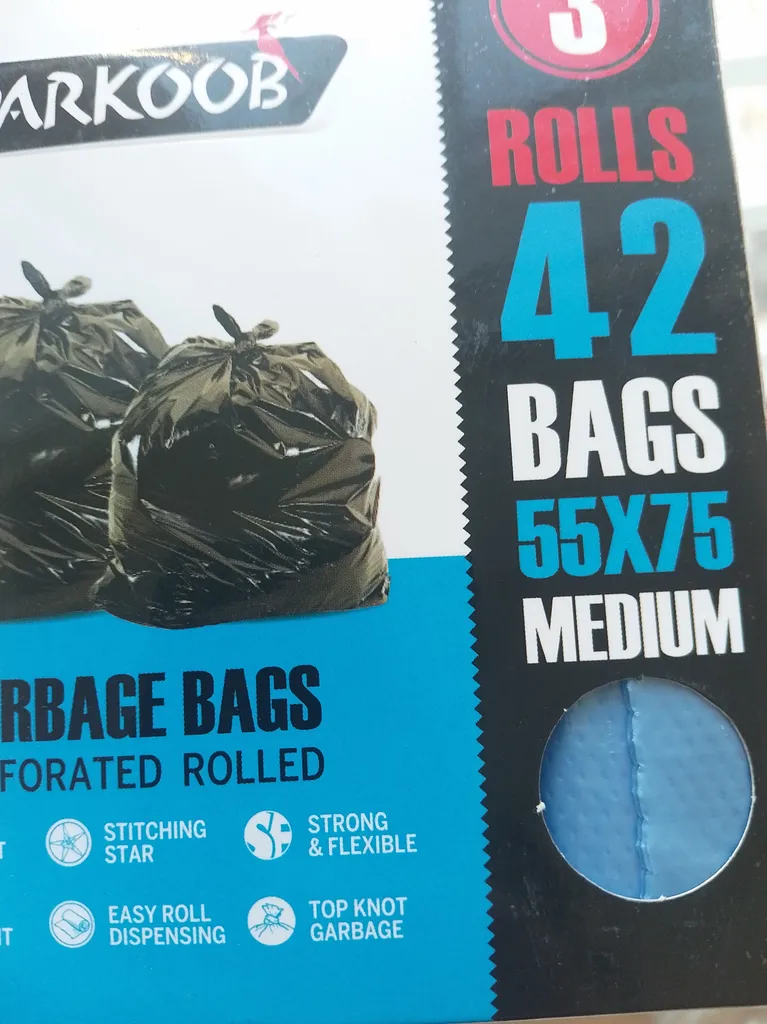 کیسه زباله دارکوب مدل 01 بسته 42 عددی