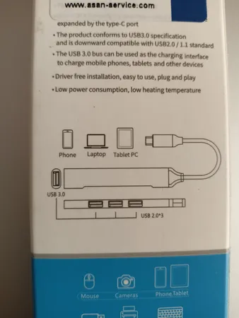 هاب 4 پورت USB 3.0 وریتی مدل 410