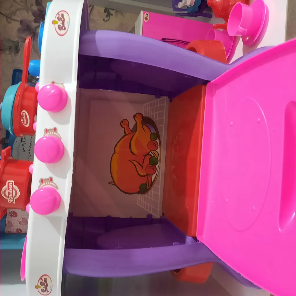 ست اسباب بازی آشپزخانه مدل little chef مجموعه 63 عددی