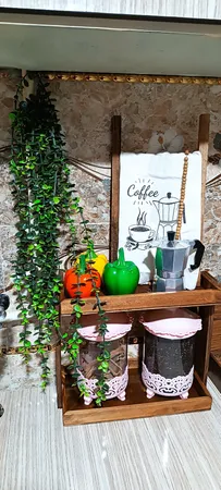 استند جا ادویه ای مدل چوبی