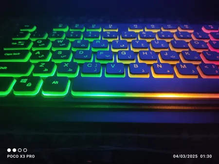 کیبورد گیمینگ تسکو مدل TK 8031، سوییچ ممبران، Full-Size، نورپردازی RGB