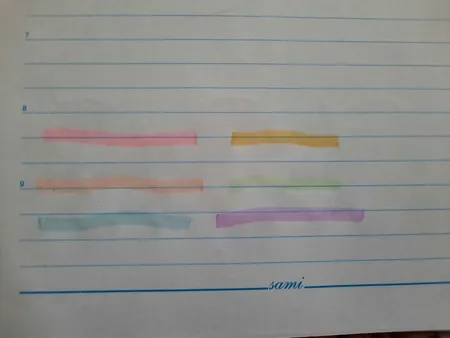 ماژیک علامت گذار مدل فانتزی طرح خرس بسته 6 عددی