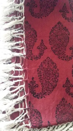 رومیزی قلمکار ممتاز اصفهان طرح رناس مدل G151