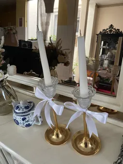 شمعدان مدل باکارات مجموعه 2 عددی