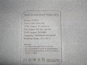 تجریه خرید یو پی اس کوچک دبلیو جی پی مدل POE1 ظرفیت 10400 میلی آمپر ساعت