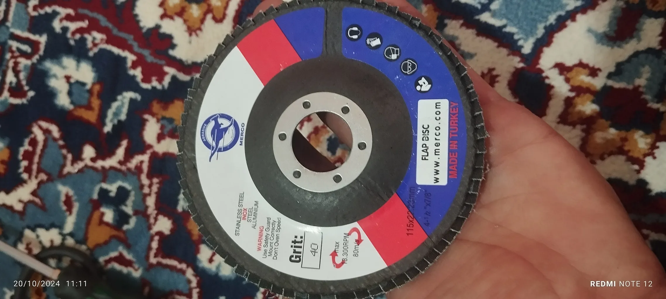 سنباده فلاپ دیسک مرکو مدل 11522 _Z40