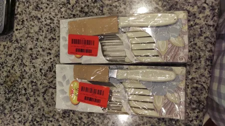 کارد میوه خوری روک مدل 001 بسته 6 عددی