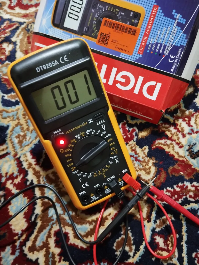 مولتی متر دیجیتال مدل 9205A
