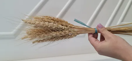 دسته گل خشک مدل خوشه گندم کد 20