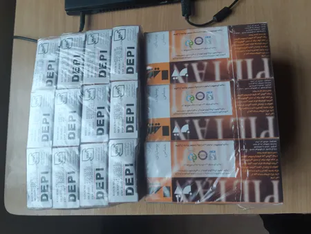 پودر موبر دپی مدل آپارتمانی با رایحه کاج  مقدار 50 گرمی بسته 12عددی