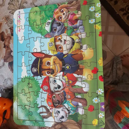 پازل 48 تکه مدل سگ های نگهبان کد MO61