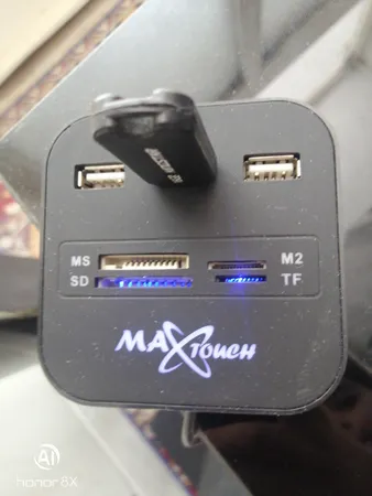 هاب 3 پورت USB و رم ریدر ایکس پی پروداکت مدل XP-HC836