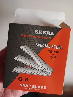 تیغ کاتر سبرا مدلSB-5 بسته20 عددی
