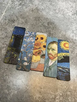 نشانگر کتاب لوکسینو مدل نقاشی های ونگوگ مجموعه 5 عددی