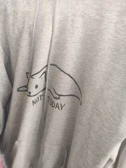 هودی زنانه طرح Not Today کد S361