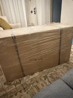 میز جلو مبلی شیشه خم اطلس 12 میل طول 110 سانتی متر