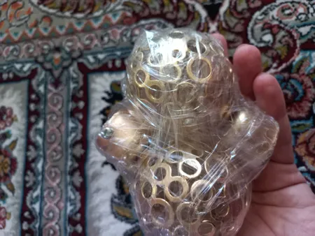 قپه ریل مدل نگین دار بسته2 عددی