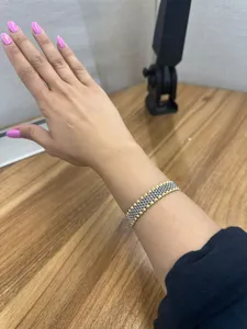 تجریه خرید دستبند طلا 18 عیار زنانه طلای مستجابی مدل پارادایس کد ZS180